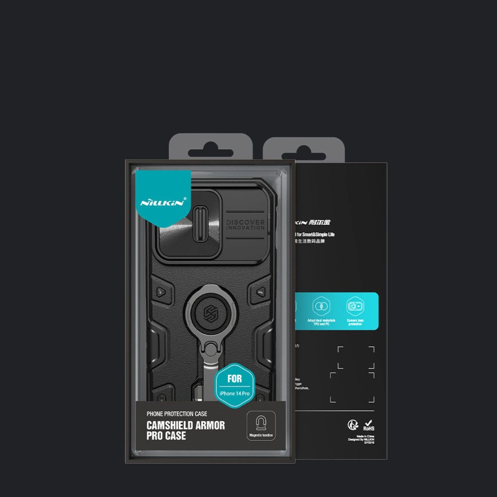 Wholesale Nillkin CamShield Armor Pro Magnetic MagSafe Apple iPhone 14 Pro dark green - NLK896 - {ean13} - Hurt