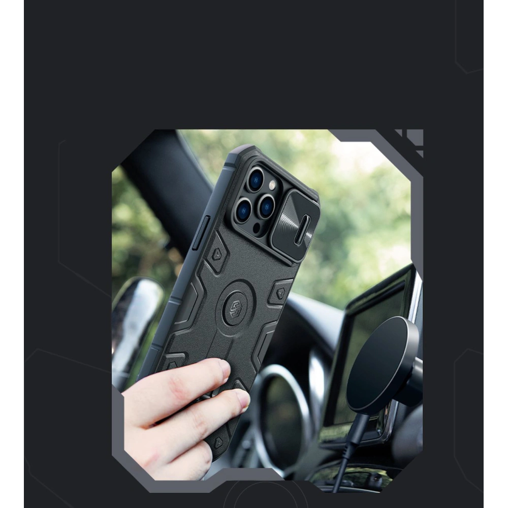 Hurtownia GSM - Case Nillkin CamShield Armor Pro Magnetic MagSafe für Apple iPhone 14 Pro Max schwarz - NLK899 - {ean13} - Hurt
