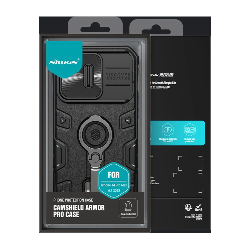 Hurtownia GSM - Case Nillkin CamShield Armor Pro Magnetic MagSafe Apple iPhone 14 Pro Max dunkelgrün - NLK901 - {ean13} - Hurt