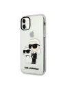 Hurtownia GSM - Etui Karl Lagerfeld KLHCN61HNKCTGT Apple iPhone 11 transparent hardcase Gliter Karl&Choupette - KLD1355 - {ean13} - Hurt