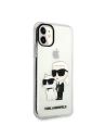 Hurtownia GSM - Etui Karl Lagerfeld KLHCN61HNKCTGT Apple iPhone 11 carcasa transparentă hardcase Gliter Karl&Choupette - KLD1355 - {ean13} - Hurt