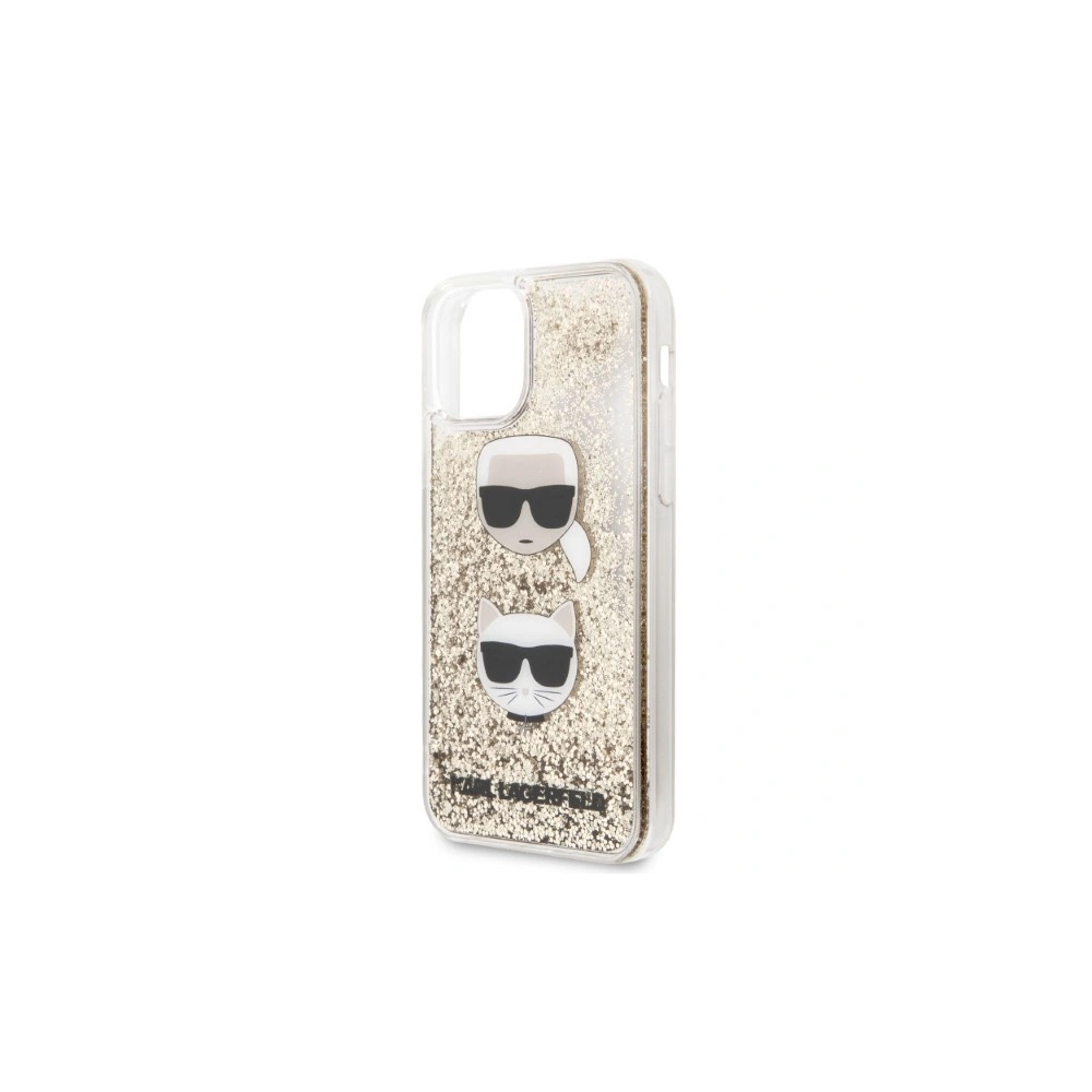 Hurtownia GSM - Etui Karl Lagerfeld KLHCN61KCGLGO Apple iPhone 11 aur/gold hardcase Liquid Glitter Karl&Choupette - KLD1356 - {ean13} - Hurt