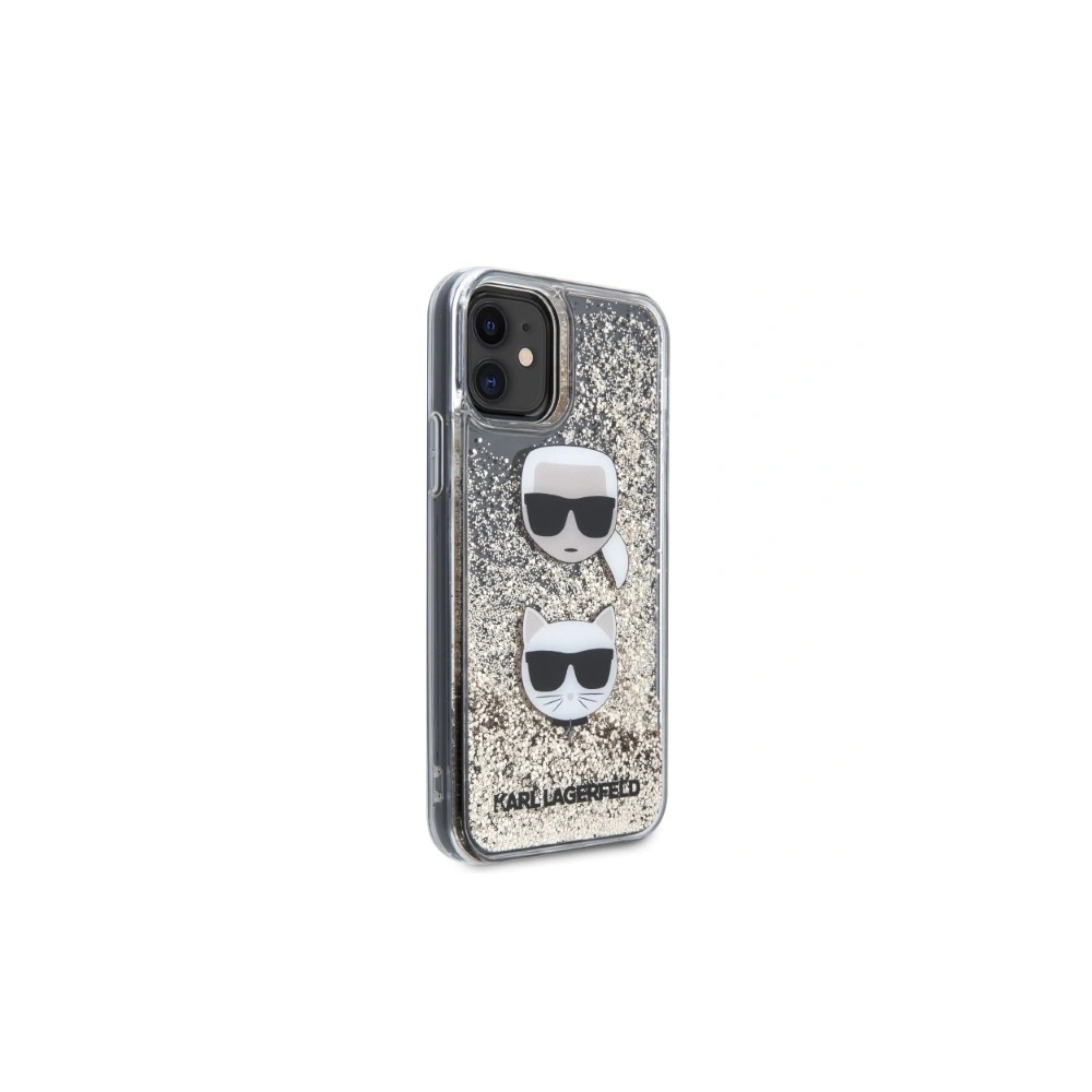 Hurtownia GSM - Etui Karl Lagerfeld KLHCN61KCGLGO Apple iPhone 11 aur/gold hardcase Liquid Glitter Karl&Choupette - KLD1356 - {ean13} - Hurt
