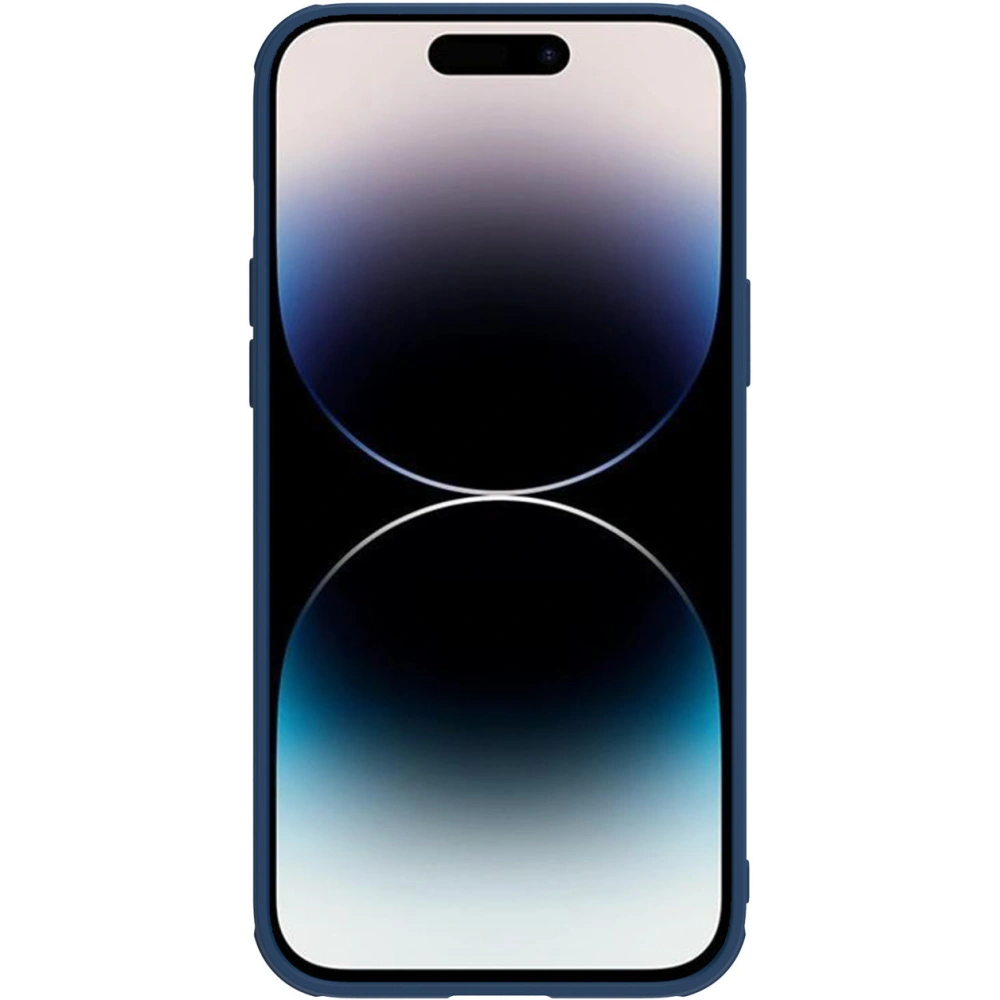 Etui Nillkin CamShield Leather S Apple iPhone 14 Pro kék