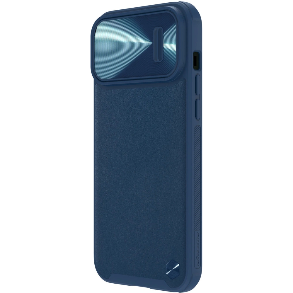 Etui Nillkin CamShield Leather S Apple iPhone 14 Pro kék