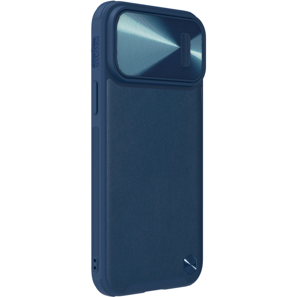 Case Nillkin CamShield Leather S für Apple iPhone 14 Pro blau