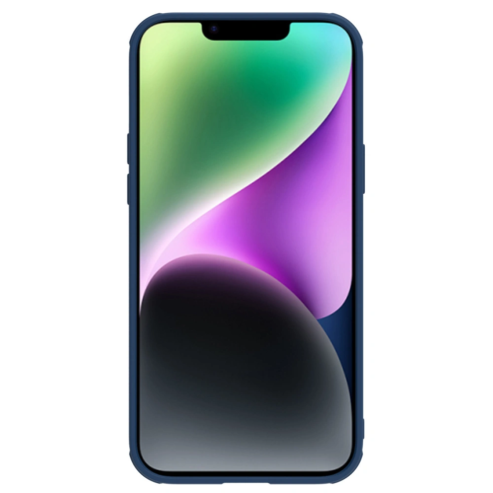 Wholesale Nillkin CamShield Leather S Apple iPhone 14 Plus / 15 Plus blue - NLK907 - {ean13} - Hurt