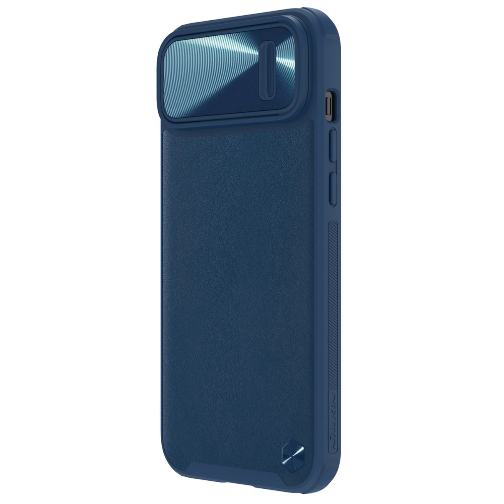 Hurtownia GSM - Etui Nillkin CamShield Leather S Apple iPhone 14 Plus / 15 Plus kék - NLK907 - {ean13} - Hurt