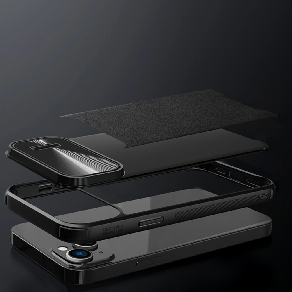 Hurtownia GSM - Etui Nillkin CamShield Leather S Apple iPhone 14 Plus / 15 Plus zöld - NLK908 - {ean13} - Hurt