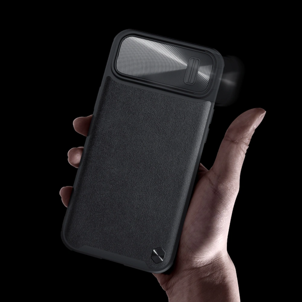 Hurtownia GSM - Etui Nillkin CamShield Leather S Apple iPhone 14 Plus / 15 Plus zöld - NLK908 - {ean13} - Hurt
