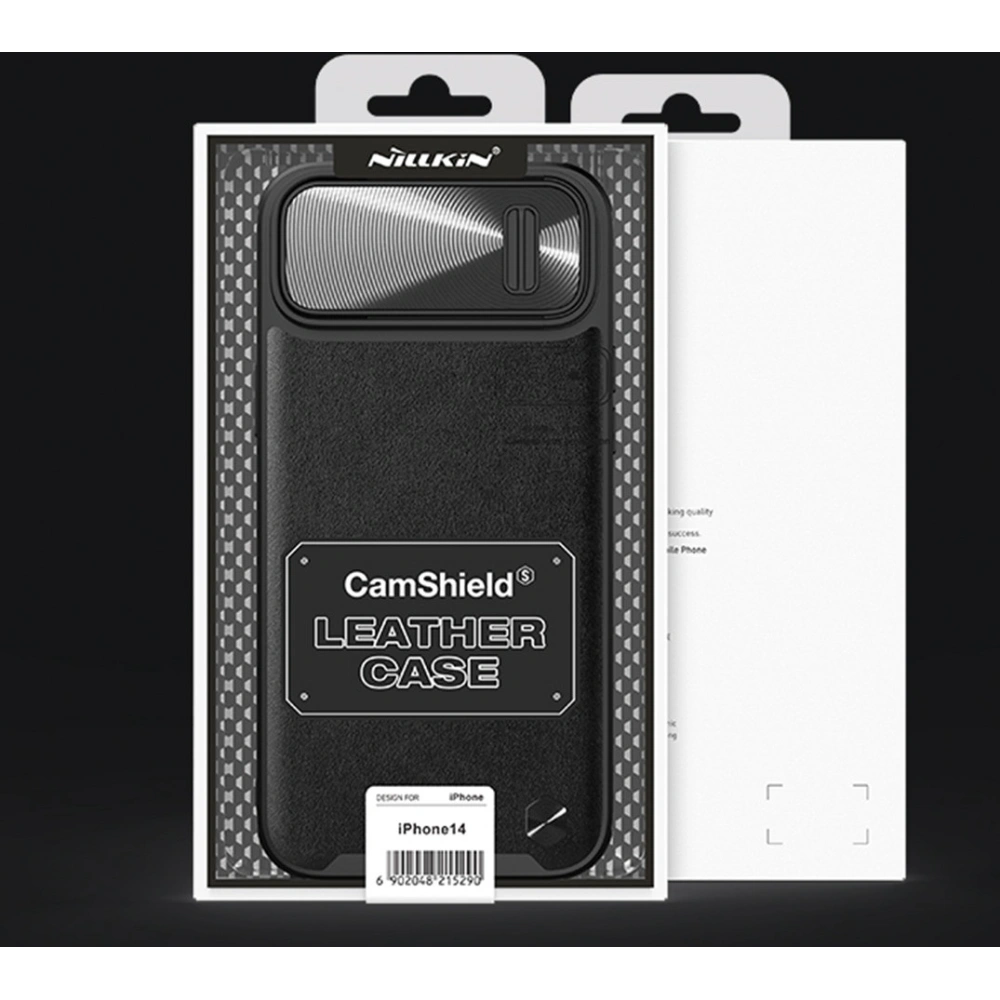 Hurtownia GSM - Case Nillkin CamShield Leather S Apple iPhone 14 Pro Max grün - NLK909 - {ean13} - Hurt