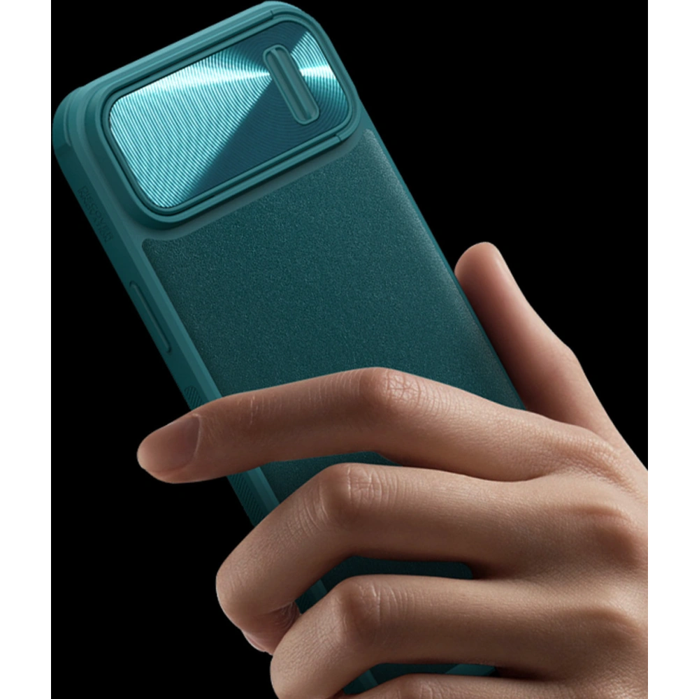 Hurtownia GSM - Case Nillkin CamShield Leather S Apple iPhone 14 Pro Max grün - NLK909 - {ean13} - Hurt