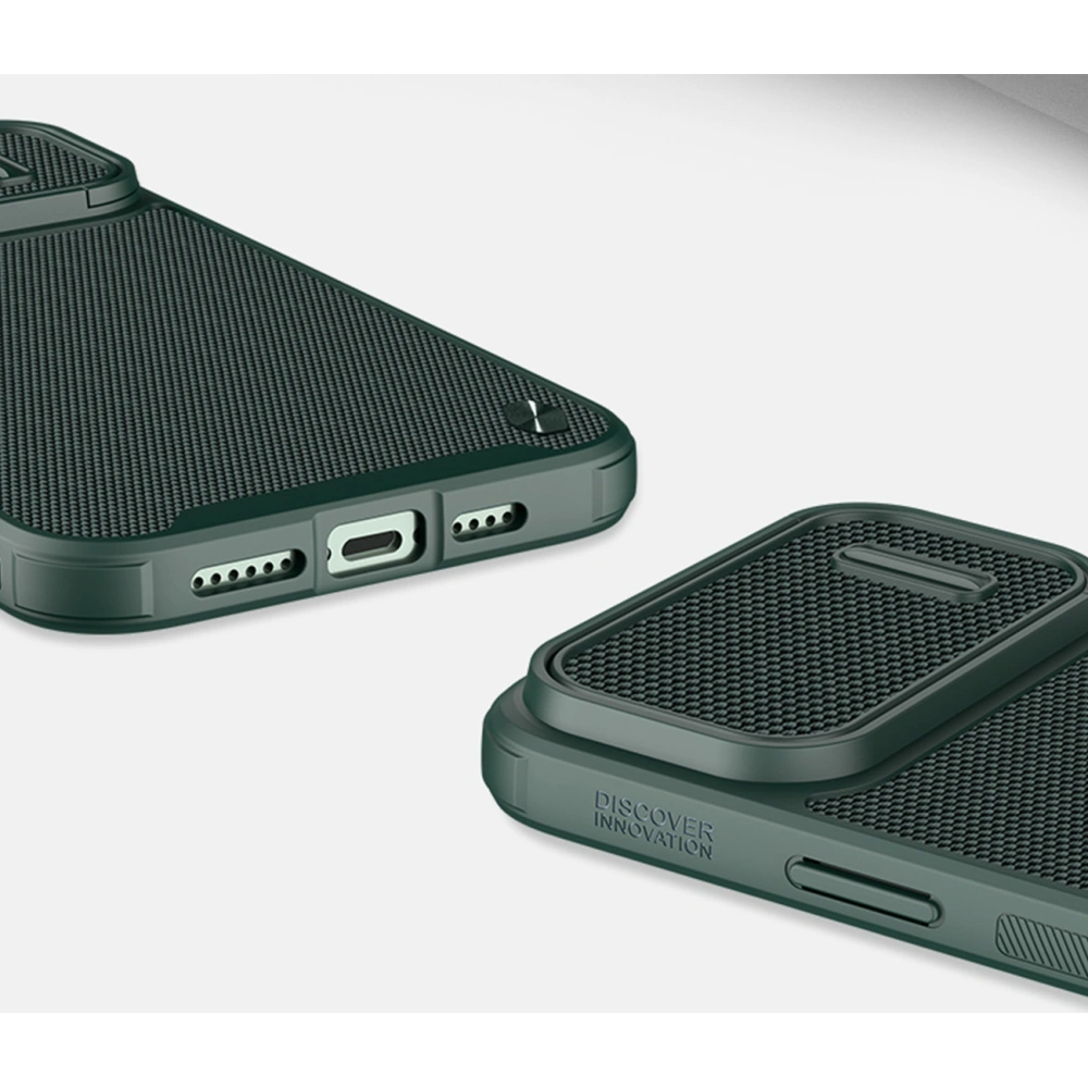 Hurtownia GSM - Etui Nillkin Textured S Apple iPhone 14 Pro Max ciemnozielone - NLK911 - {ean13} - Hurt