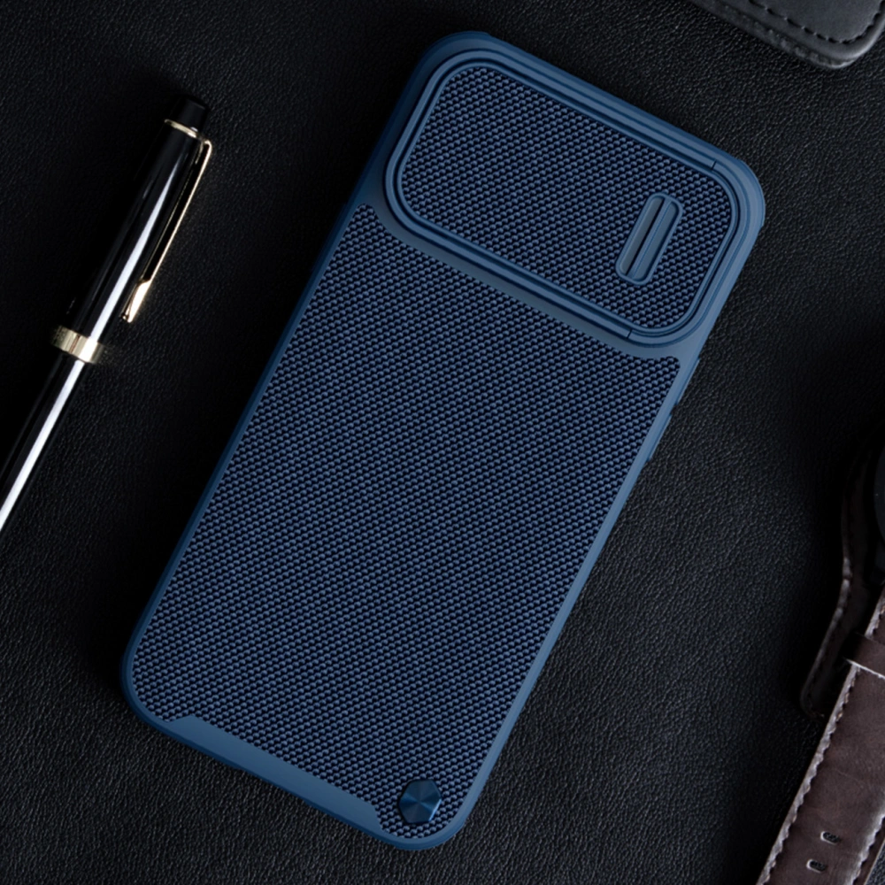 Hurtownia GSM - Etui Nillkin Textured S Apple iPhone 14 Pro Max verde închis - NLK911 - {ean13} - Hurt