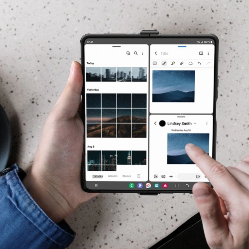 Etui Nillkin CamShield Pro Simple Samsung Galaxy Z Fold 4 niebieskie