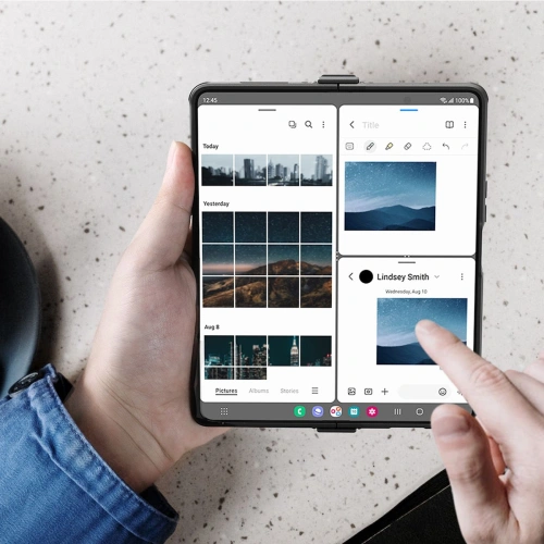Etui Nillkin CamShield Pro Suit Samsung Galaxy Z Fold 4 niebieskie