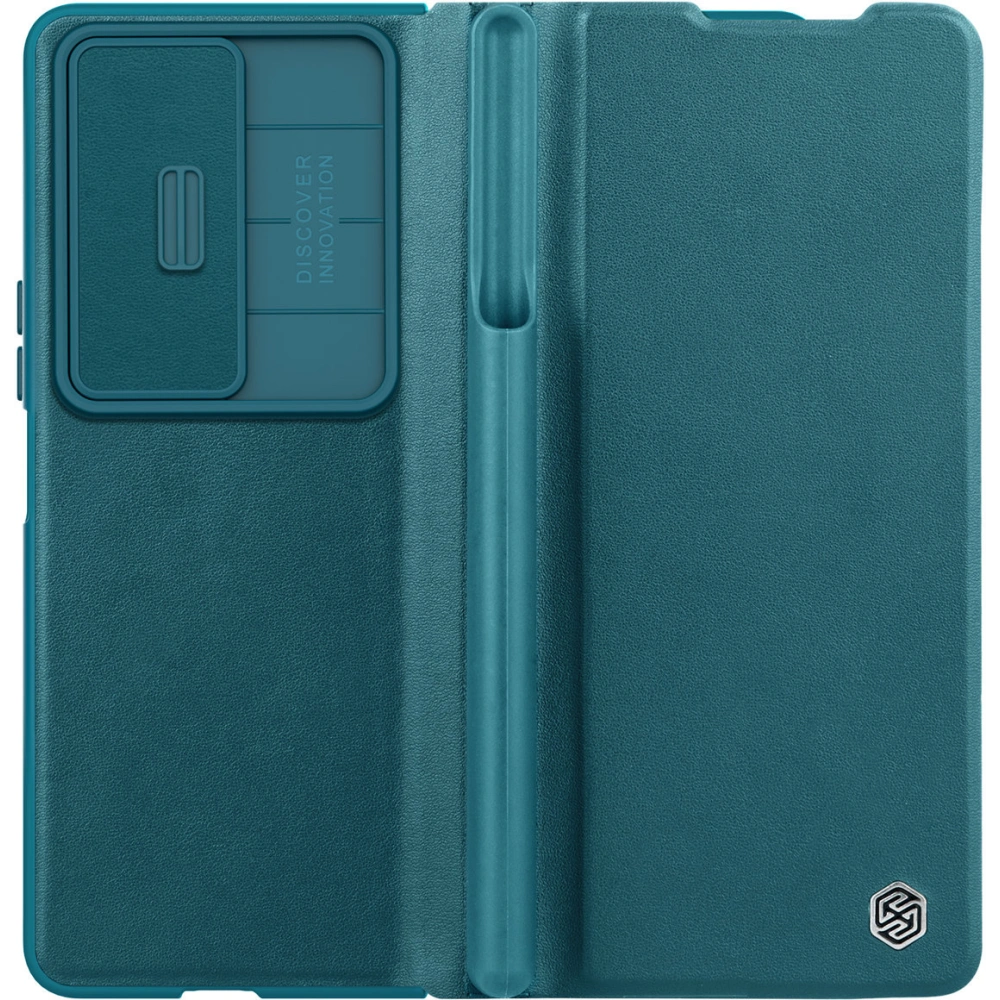 Hurtownia GSM - Etui Nillkin Qin Leather Pro Samsung Galaxy Z Fold 4 zöld - NLK916 - {ean13} - Hurt