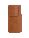 Etui Nillkin Qin Leather Pro Samsung Galaxy Z Fold 4 hnědé
