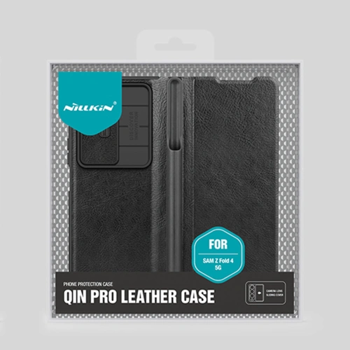 Etui Nillkin Qin Leather Pro Samsung Galaxy Z Fold 4 brązowe