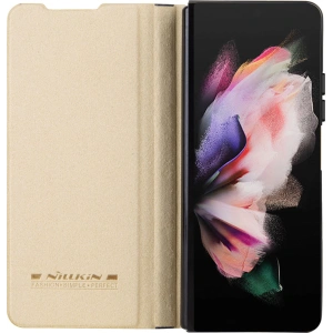 Wholesale Nillkin Qin Leather Pro Samsung Galaxy Z Fold 4 gold - NLK918 - {ean13} - Hurt