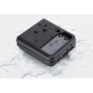 Wholesale Nillkin Qin Vegan Leather Samsung Galaxy Z Flip 4 black - NLK919 - {ean13} - Hurt