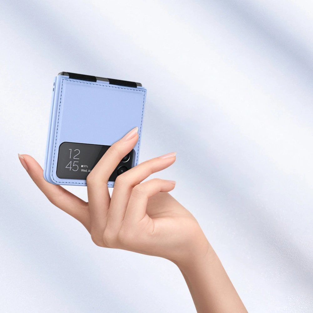 Hurtownia GSM - Etui Nillkin Qin műbőr Samsung Galaxy Z Flip 4 fekete - NLK919 - {ean13} - Hurt