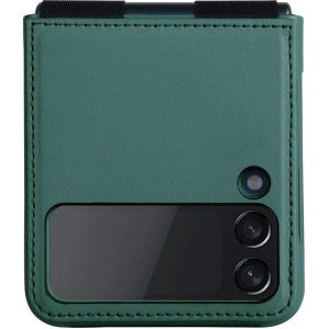 Wholesale Nillkin Qin Vegan Leather Samsung Galaxy Z Flip 4 dark green - NLK920 - {ean13} - Hurt