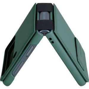 Wholesale Nillkin Qin Vegan Leather Samsung Galaxy Z Flip 4 dark green - NLK920 - {ean13} - Hurt