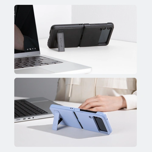 Etui Nillkin Qin Vegan Leather Samsung Galaxy Z Flip 4 ciemnozielone