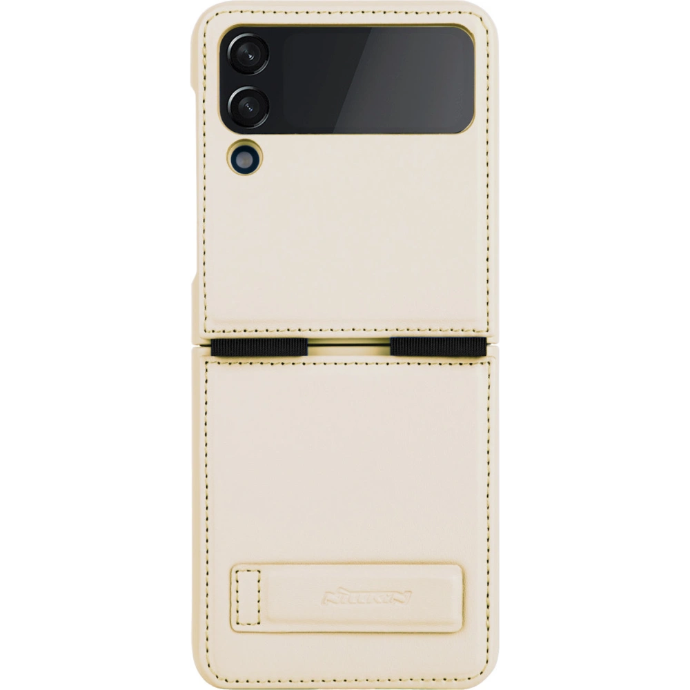 Hurtownia GSM - Case Nillkin Qin Vegan Leder Samsung Galaxy Z Flip 4 gold - NLK921 - {ean13} - Hurt