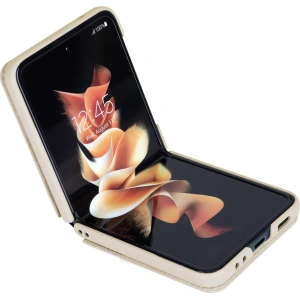 Wholesale Nillkin Qin Vegan Leather Samsung Galaxy Z Flip 4 gold - NLK921 - {ean13} - Hurt