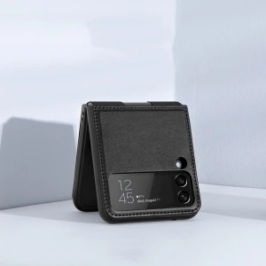 Wholesale Nillkin Qin Vegan Leather Samsung Galaxy Z Flip 4 gold - NLK921 - {ean13} - Hurt