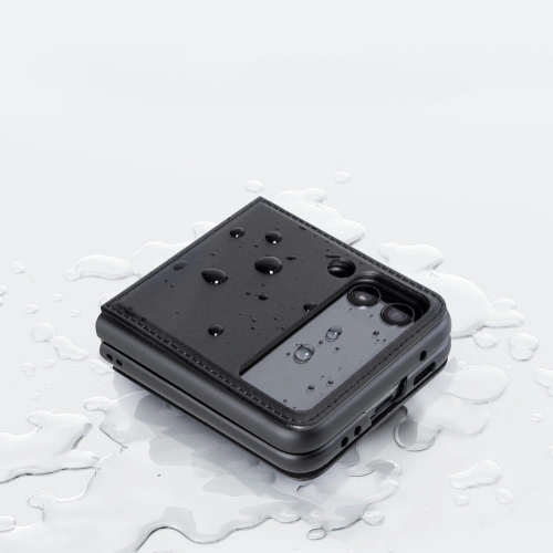 Etui Nillkin Qin Vegan Leather Samsung Galaxy Z Flip 4 złote