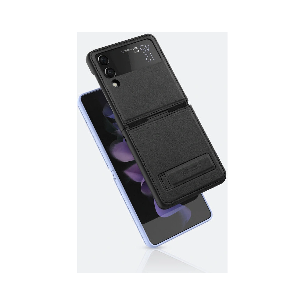 Wholesale Nillkin Qin Vegan Leather Samsung Galaxy Z Flip 4 purple - NLK922 - {ean13} - Hurt