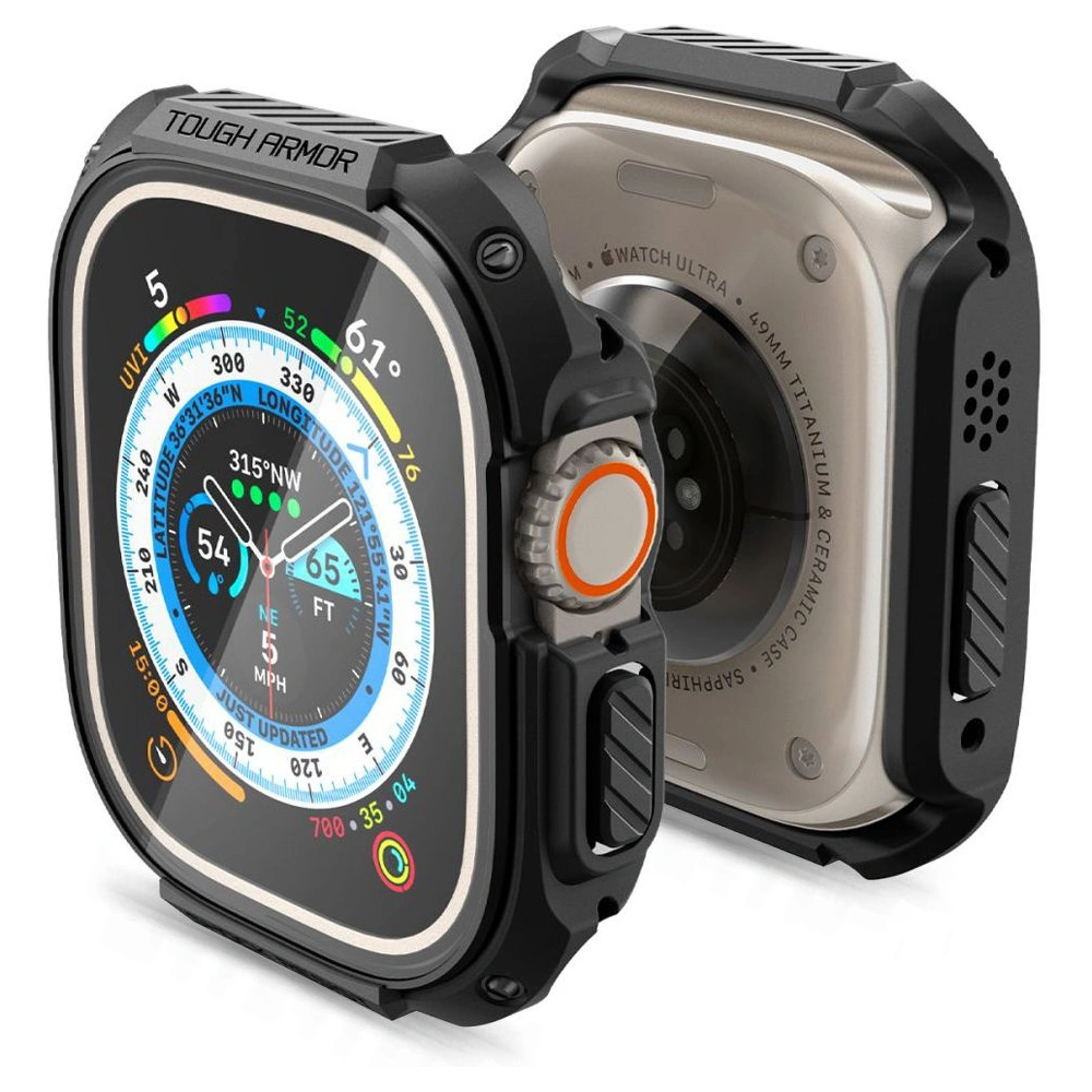 Wholesale Case Spigen Tough Armor Apple Watch Ultra 49mm Black - SPN2603 - {ean13} - Hurt