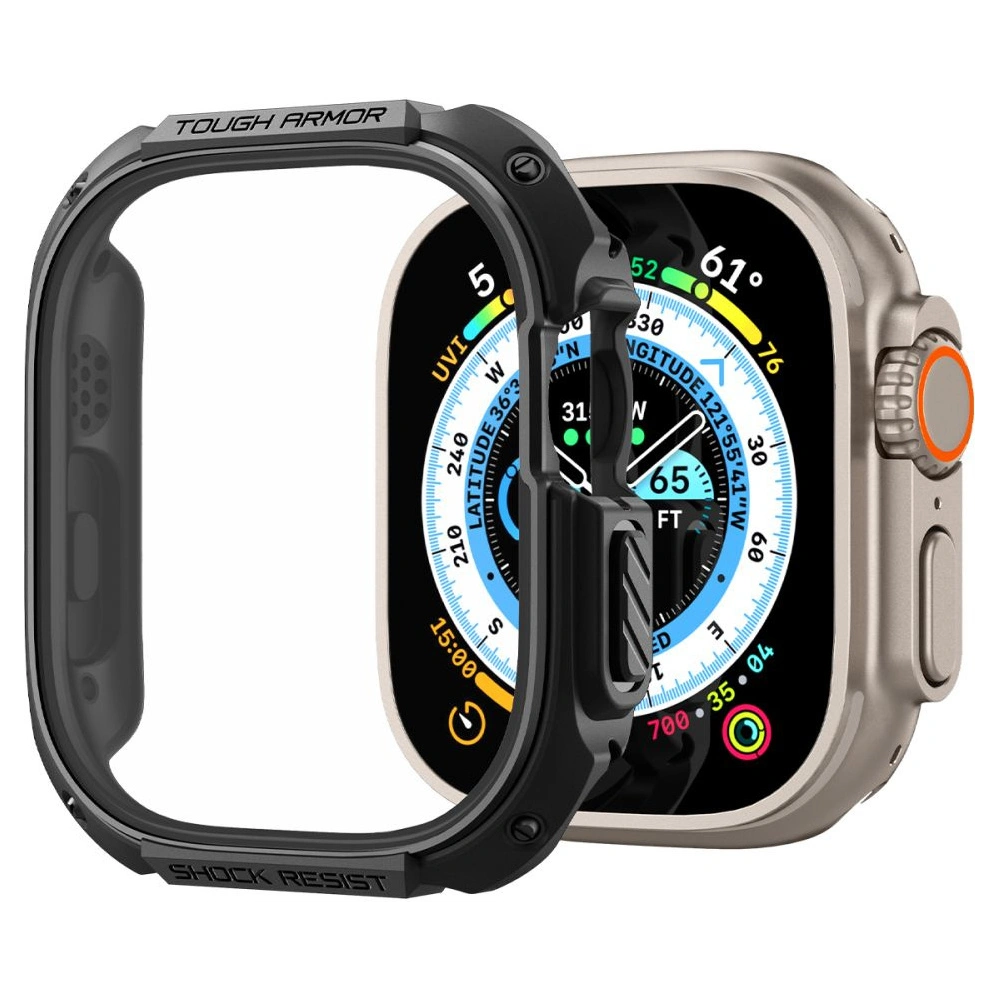 Wholesale Case Spigen Tough Armor Apple Watch Ultra 49mm Black - SPN2603 - {ean13} - Hurt