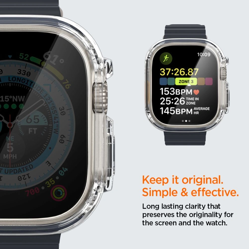 Wholesale Case Spigen Ultra Hybrid Apple Watch Ultra 49mm Crystal Clear - SPN2604 - {ean13} - Hurt