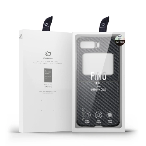 Etui Dux Ducis Fino Motorola Razr 2022 czarne