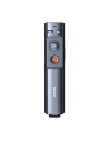 Multifunktionsfernbedienung Baseus Orange Dot für Präsentationen, mit grünem Laserpointer, akkubetrieben (grau)