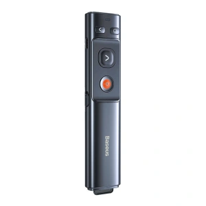 Hurtownia GSM - Pilot multifuncțional Baseus Orange Dot pentru prezentări, cu indicator laser verde, reîncărcabil (gri) - BSU3872 - {ean13} - Hurt