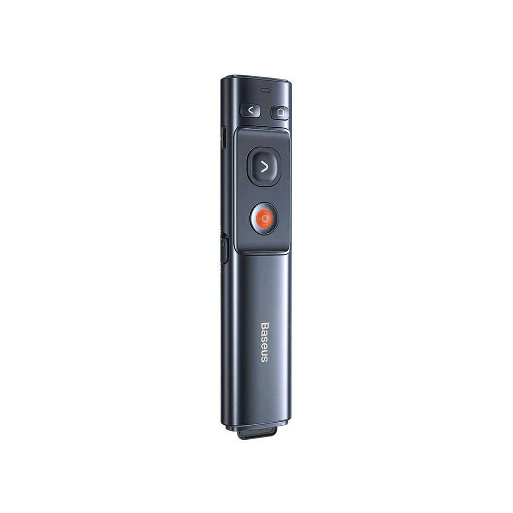 Hurtownia GSM - Pilot multifuncțional Baseus Orange Dot pentru prezentări, cu indicator laser verde, reîncărcabil (gri) - BSU3872 - {ean13} - Hurt
