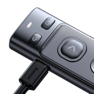 Hurtownia GSM - Pilot multifuncțional Baseus Orange Dot pentru prezentări, cu indicator laser verde, reîncărcabil (gri) - BSU3872 - {ean13} - Hurt
