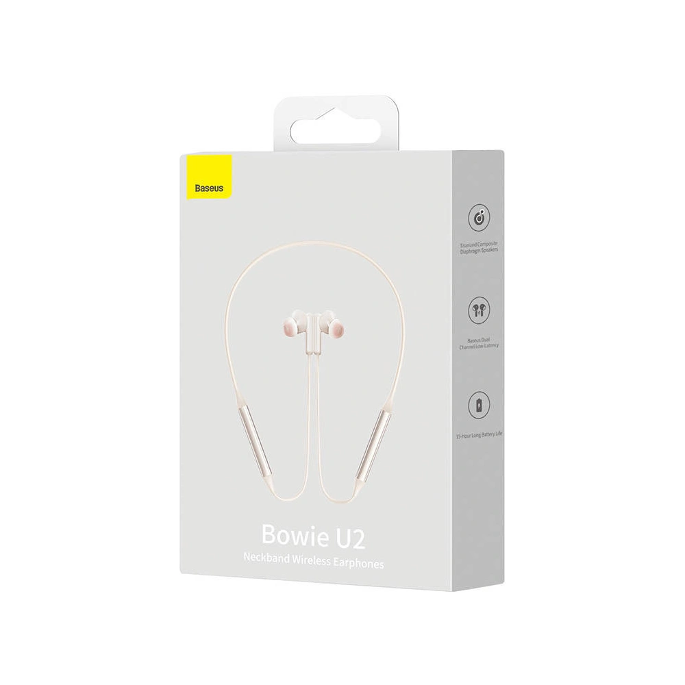 Hurtownia GSM - Sluchátka TWS Baseus Bowie U2 (krémové) - BSU3874 - {ean13} - Hurt