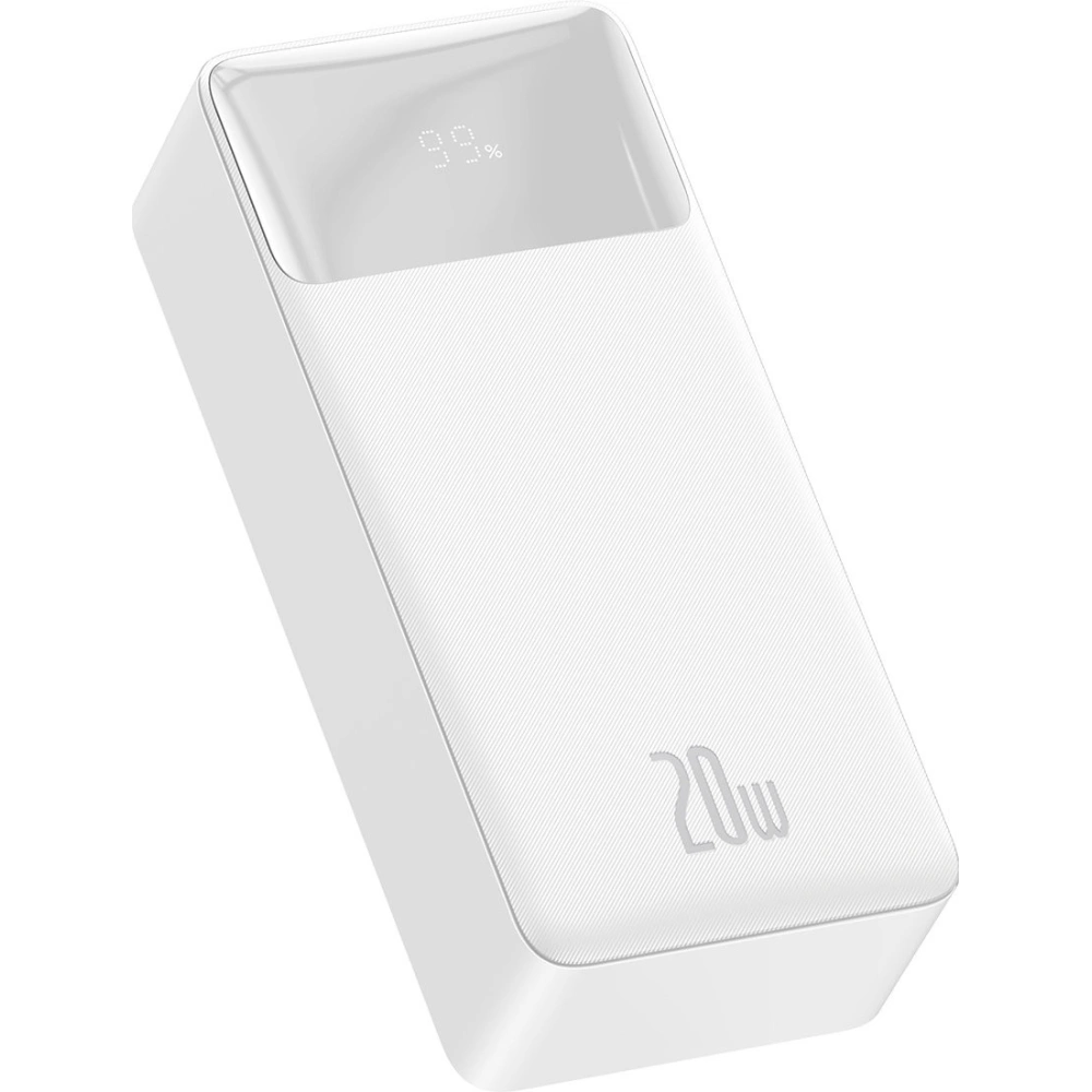 Hurtownia GSM - Powerbank Baseus Bipow 30000mAh 20W bílý (Overseas Edition) + kabel USB/microUSB 0.25m bílý - BSU3875 - {ean13} - Hurt