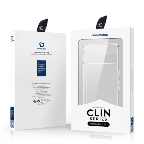 Etui Dux Ducis Clin Google Pixel 7 Pro przezroczyste