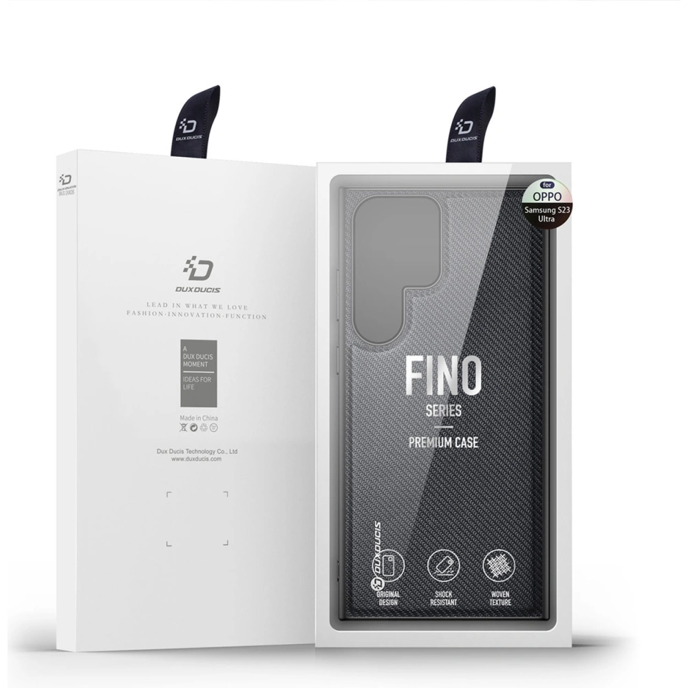 Dux Ducis Fino tok Samsung Galaxy S23 Ultra fekete