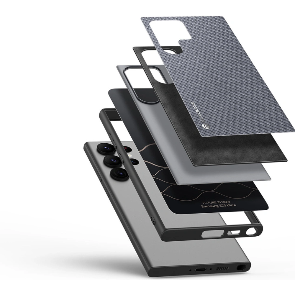 Hurtownia GSM - Case Dux Ducis Fino Samsung Galaxy S23 Ultra grau - DDS1498 - {ean13} - Hurt