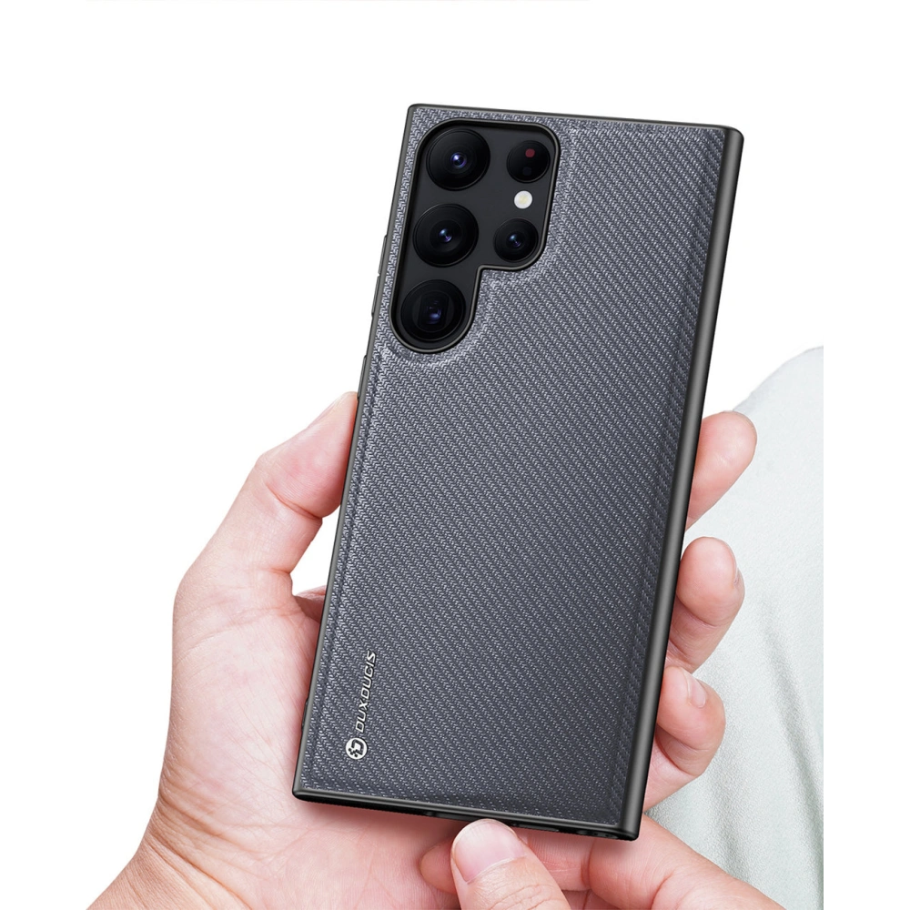 Dux Ducis Fino tok Samsung Galaxy S23 Ultra szürke