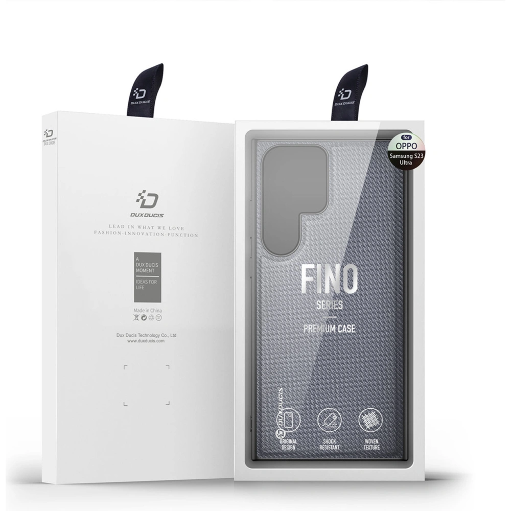 Hurtownia GSM - Case Dux Ducis Fino Samsung Galaxy S23 Ultra grau - DDS1498 - {ean13} - Hurt