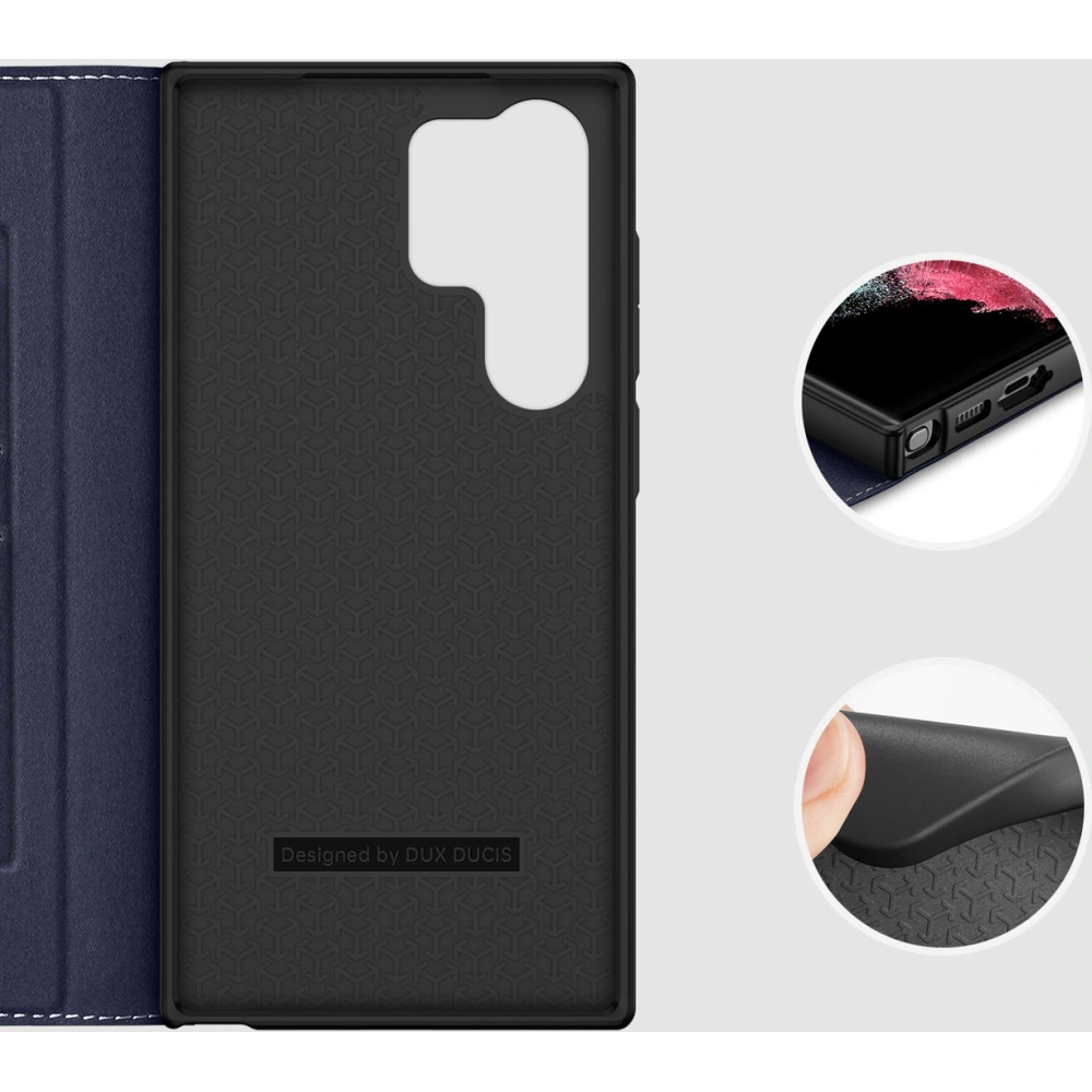 Hurtownia GSM - Etui Dux Ducis Skin X2 Samsung Galaxy S23 Ultra modré - DDS1512 - {ean13} - Hurt